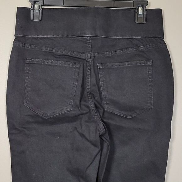 NWOT LOGO by Lori Goldstein Denim Pull On Leggings Sz 6 - Picture 4 of 12